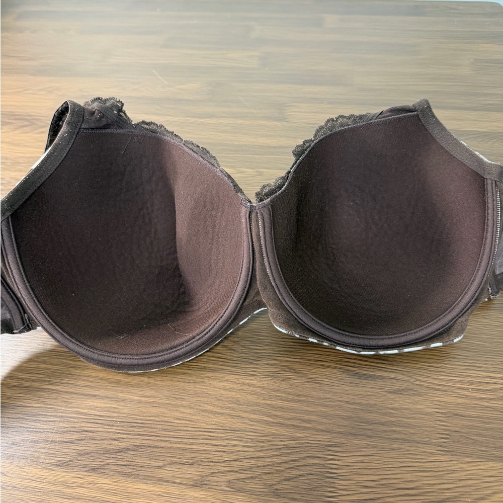 Le Mystere Brown Leopard Print Lace Tisha Bra Sz 40D - Picture 10 of 10